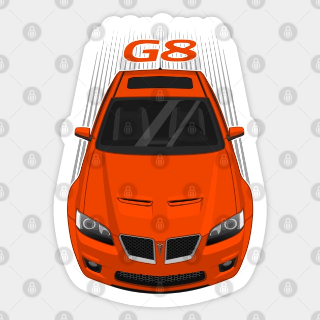 Pontiac G8 2008-2009 - Orange Sticker by V8social